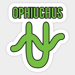 Ophiuchus Zodiac Symbol Sticker